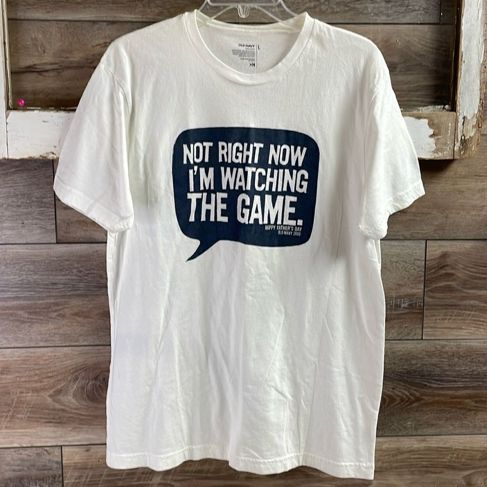 OLD NAVY Men’s Graphic Cotton Vintage 2009 Father’s Day Tshirt Size Large